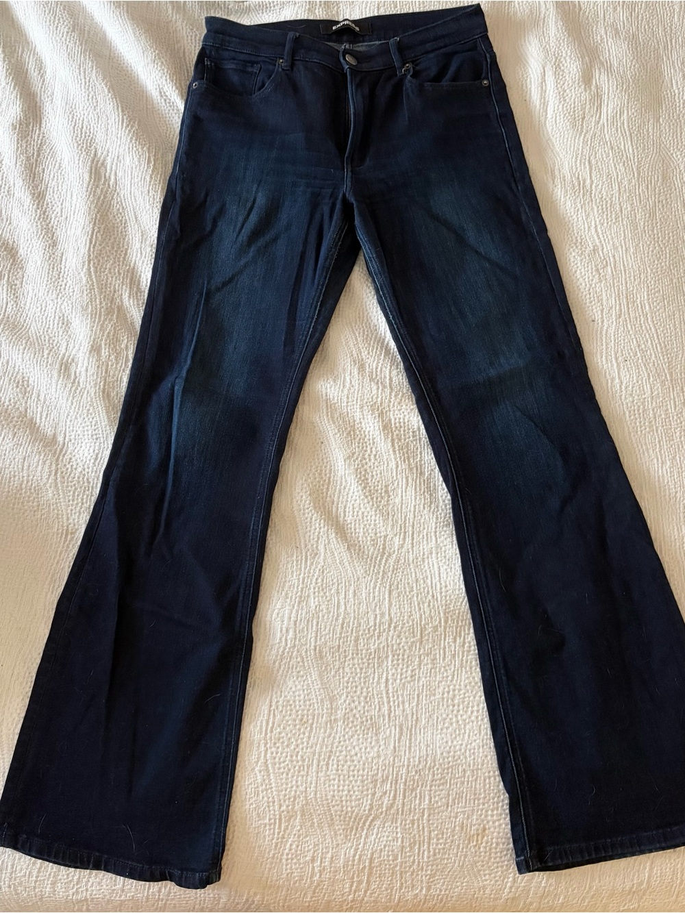 Express Dark Indigo Women's Flare Jeans